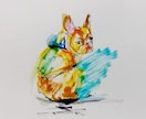水彩ペン画：ペット（動物）のイラストをお描きします メッセージカード、プレゼント、自宅観賞用に♡ イメージ3