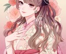 和装、浴衣、着物　色気ある美麗イラスト制作します 衣装デザインから対応◎ 世界観重視の方におすすめ イメージ5