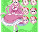 かわいい、カッコいいアイコンイラスト描きます Vtuber様・一次創作のSNSアイコン等 イメージ3