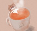 温かみのあるイラストを描きます アナログテイストなかわいいイラストが得意です。 イメージ1