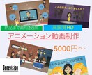 商用◯　低価格 　多様なアニメーション動画作ります 低価格5000円〜・高品質HDアニメーション動画作ります！ イメージ1