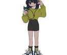 シンプルで可愛いキャクターを提供します ゆるすぎずシンプルで可愛いあなただけのキャラクター作成 イメージ1