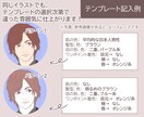 ブログ用　表情別アイコン４枚セットお描きします ブログの吹き出しに使いやすい表情別リアルな絵柄のアイコンです イメージ2