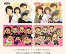AI画像を下絵に、人の手で似顔絵を描きます 完成品はAI画像ではありません。線も色も人の手で仕上げます イメージ5