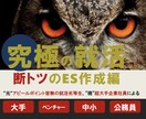最大手化学メーカー社員がES添削します 劣等生から最大手メーカーに内定した現役社員によるES添削 イメージ4
