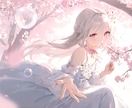 かわいい・透明感のあるイラストを丁寧に形にします 透き通るような星空や青空、女性を主に描いています。 イメージ5