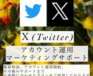 Ｘ・Twitterでマーケティングをサポートします 運用代行から集客アドバイスまで幅広くサポートします！ イメージ1