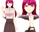 商用利用・加工可の着せ替えできる立ち絵を作ります 基本の立ち絵に加えて、追加で衣装を注文することができます イメージ1