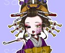 SNSアイコンに使えるイラスト、作成します 洋風の可愛いから和風の妖艶までお任せください！ イメージ3