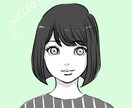 艶っぽい似顔絵お描きします ！SNSアイコン等に上品な色気漂う似顔絵はいかがですか？ イメージ1