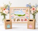 結婚式で人気性別発表クイズ台紙作成します ゲスト参加型で盛り上がる人気演出で感動サプライズに イメージ2