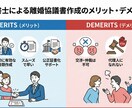 行政書士が離婚協議書を作成致します 専門知識でトラブルを防ぎ、安心を。 イメージ1
