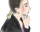 あなただけのイラストお届けします アイコン、彼女彼氏さんへのプレゼント等に！3枚まで千円！ イメージ1