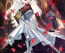 最短当日！IRIAM対応◎悪役令嬢イラスト描きます 配信にも！3種ドレスから選べる◎キャラを即納でお書きします イメージ8