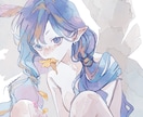 アナログタッチで透明感の溢れる絵を描きます 水彩風の質感を活かした、見応えのある一枚に仕上げます。 イメージ8
