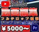 YouTube動画編集を低価格で承ります 丁寧なヒアリングで理想の動画に仕上げます イメージ1