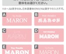 2匹用　シンプルデザイン　うちの子名刺お作りします 【両面印刷100枚】送料無料　セミオーダー　QRコード入り イメージ5