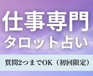 仕事専門鑑定！現状打破するヒントお伝えします 初回限定！質問２つまでOK！丁寧な鑑定を心がけます！ イメージ1