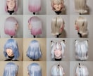 コスプレウィッグのオーダーメイド制作します クオリティの高いウィッグを提供出来るよう心がけております♪ イメージ6