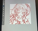 毒々しい女性イラストを描きます バストアップの女性キャラを描きます イメージ10