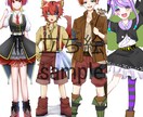 イラスト作成します アイコン用のイラストや立ち絵、一枚絵まで対応します。 イメージ5