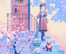 あたたかい世界観のイラストを描きます 一枚絵、サムネイル、MVイラスト、立ち絵など イメージ3