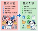放置してるWordpressを整理します ずっと放置してたWordPressをスッキリ更新！ イメージ4