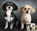 カスタム手描きデジタル犬猫ペットの肖像画ます あなたの写真からのカスタムイラスト イメージ3