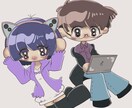 最短2日！可愛いミニキャラ作成します 活動者さんにおすすめ！商用利用・背景透過が無料！ イメージ2