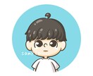 ゆるいアイコン用等のイラストを提供します ポップ系なタッチのアイコンイラストを描いております！ イメージ3