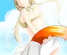 イラスト描きます 女の子のイラスト描きますバストアップ（頭から腰のあたりまで） イメージ4