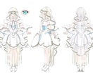 Live2D用パーツ分け＋立ち絵制作します キャラデザから一括対応可能です！ イメージ6