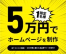 格安でSEOに強いホームページを制作いたします デザイン歴10年以上のプロが創る最高品質HPを限定1名様に イメージ1
