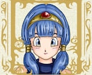 SNSアイコン・全身イラストをDQ風に作成します ✿お誕生日プレゼント、ウェディグンボードにも最適です！！✿ イメージ1