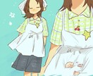 絵本のようなタッチで人物イラストを作成します 柔らかみのあるキャラクターイラスト イメージ1