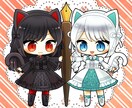 ミニキャラ・SDキャラ・デフォルメお描きします チビキャラ・デフォルメキャラクター／アイコン動画グッズ制作に イメージ3