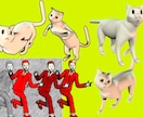 既存3Dキャラクターオリジナルポーズ画像作成します POP、広告、SNS向け画像などに イメージ3
