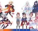 オリジナルキャラの立ち絵、キービジュアル描きます 理想のキャラを一緒につくりあげませんか？ イメージ2