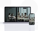 完全オリジナルのホームページを作成します デザインからコーディング、Wordpressの構築まで可能！ イメージ3