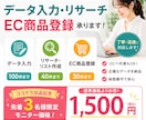 先着3名様限定モニター価格★データ入力代行します 8年の実務経験で正確・迅速に対応します！ イメージ1