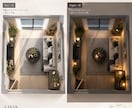 理想のお部屋の完成イメージを作成します 家具購入前に家具配置からおしゃれな空間づくりまでご提案 イメージ6
