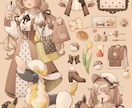 見るたびに心ときめく⭐︎可愛さ重視イラスト描きます 【商用利用 / 二次利用OK！】 イメージ8