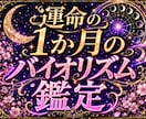 毎月の運気の流れを鑑定します 一か月間の運気を、天気予報のようにお届けします イメージ1