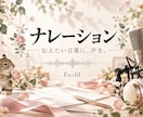 番組や動画の短いタイトルを読みます オープニングや締めの言葉に声を添えます イメージ1