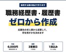 現役の採用担当が職務経歴書・履歴書を作成します 採用する側の視点で求人票から逆算｜3営業日・修正1回 イメージ1