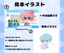 デフォルメイラストお描きします YouTube・歌ってみた・などに使われるデフォルメイラスト イメージ3