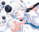 立ち絵や一枚絵などご要望のイラストをお描きします MVイラスト/サムネイルイラスト/グッズイラスト　etc イメージ8