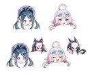 アイコンや、一枚絵、SDキャラの作成致します ○○に寄せた絵柄や文面からのキャラクター起こし等 イメージ6