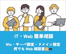 先着5名様☆Wix・サーバ設定・ドメイン設定します 専門知識不要・Webが苦手な方向けのサポートです イメージ1
