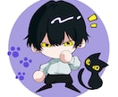 SNSアイコン用にミニキャライラストを描きます あなたのキャラのかっこいい・可愛い魅力をここに凝縮！ イメージ1